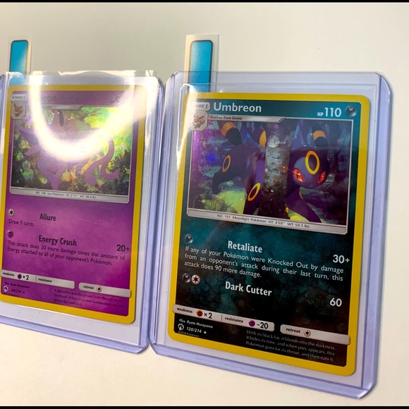 Umbreon and Espeon alternate art holographic - Picture 3 of 3